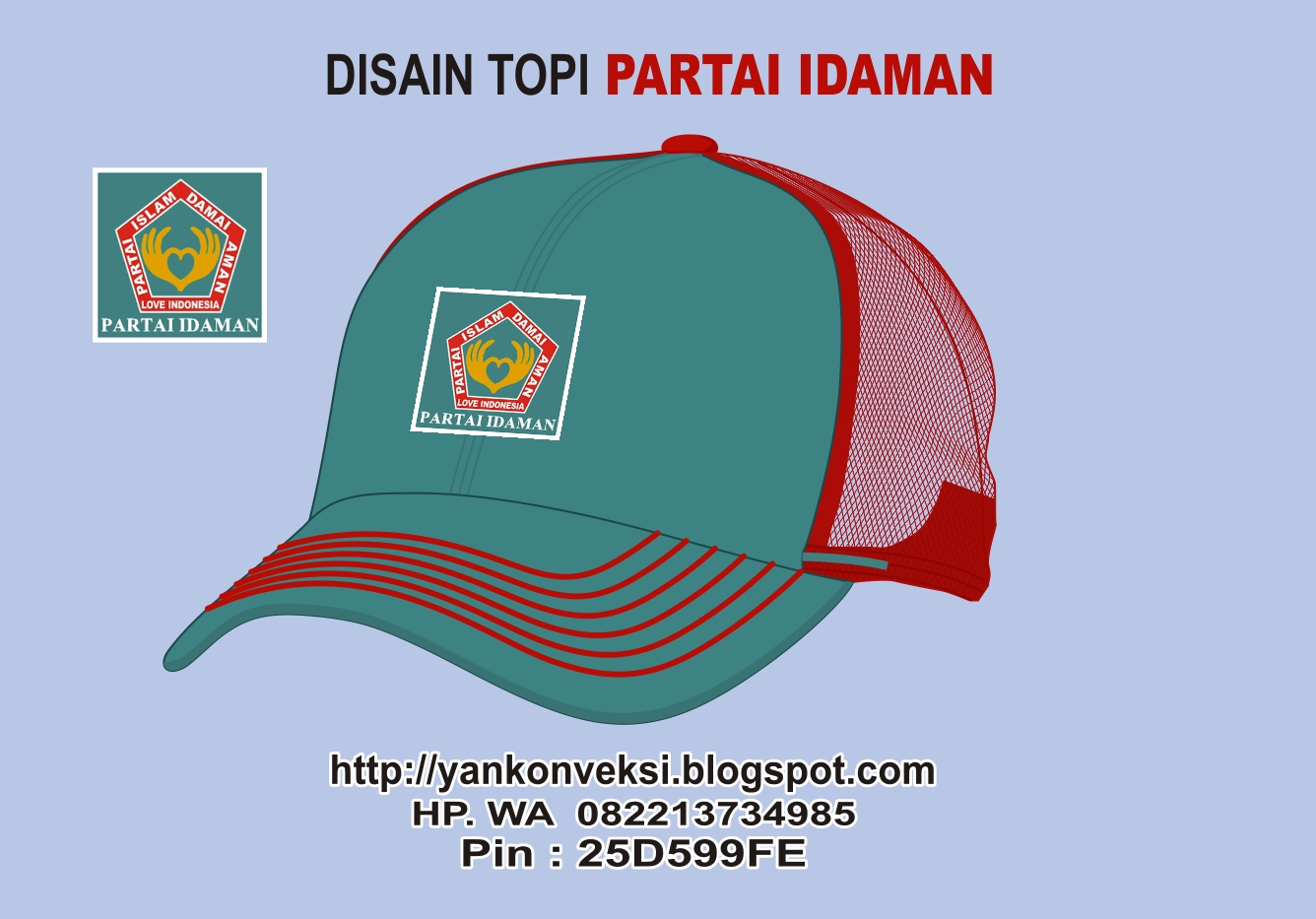 TOPI PARTAI  IDAMAN