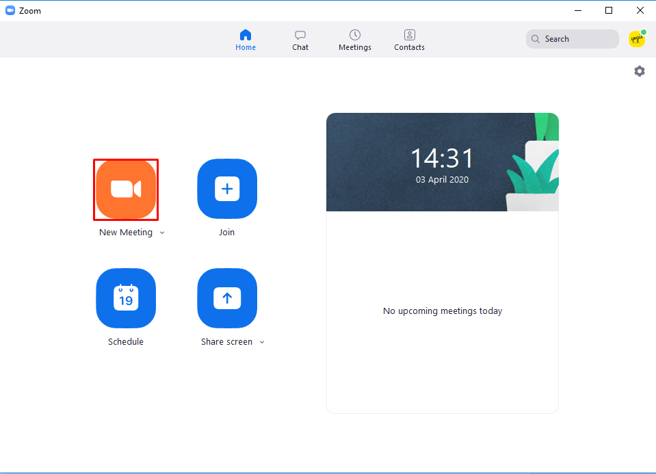 Cara Membuat Meeting Baru di Aplikasi Zoom Desktop Cara Membuat Meeting Baru di Aplikasi Zoom Desktop