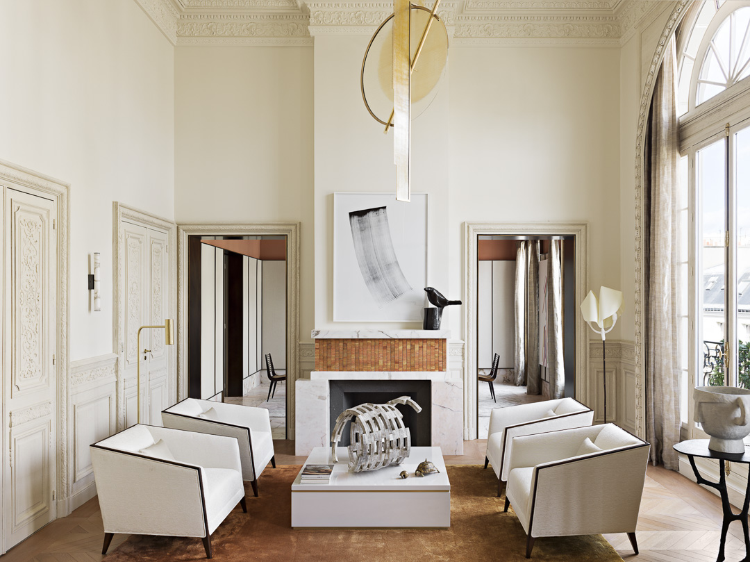 Sophisticated Parisian apartment by interior designer Rodolphe Parente