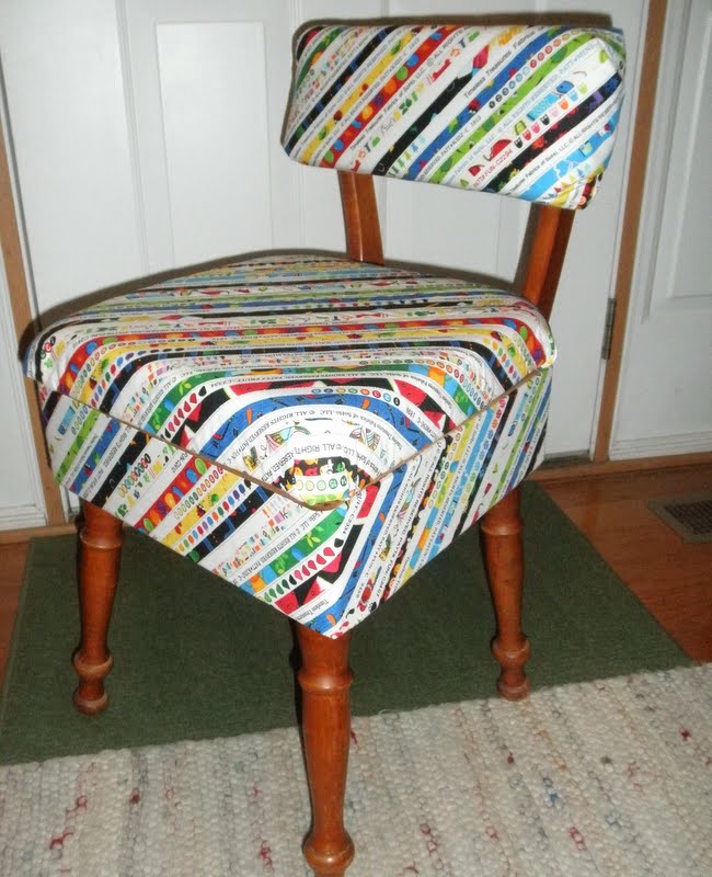 Cheryl's Teapots2Quilting Sewing Chair