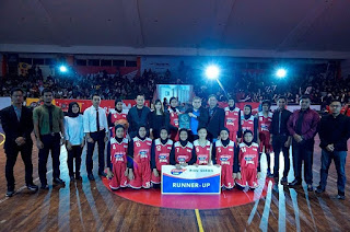 Tim Putri Runner Up di ajang Honda DBL Riau Series 2018