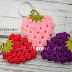 How To Crochet Strawberry Keychain | By Sabs Crochet Arts