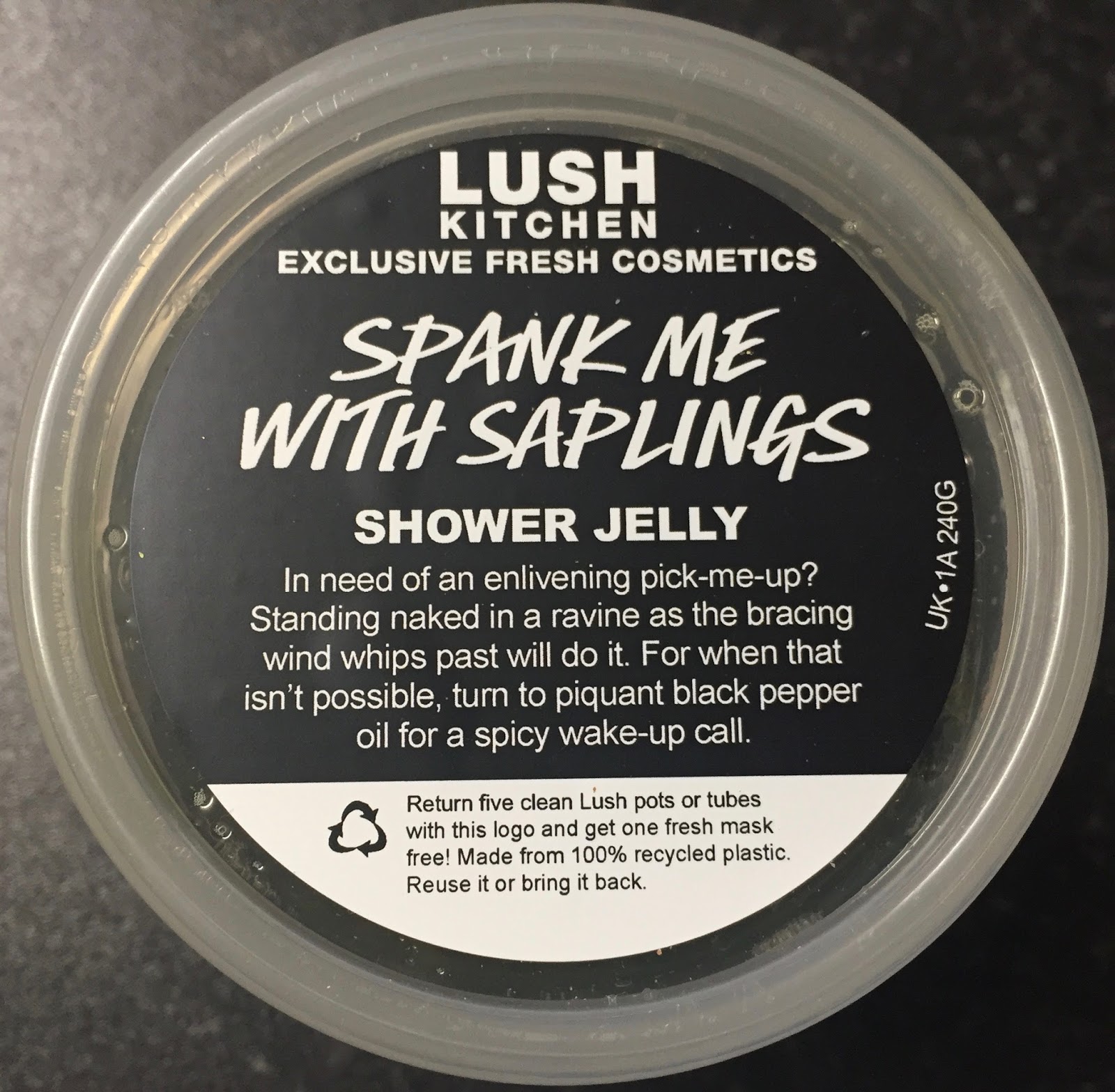 All Things Lush UK: Spank Me With Saplings Shower Jelly