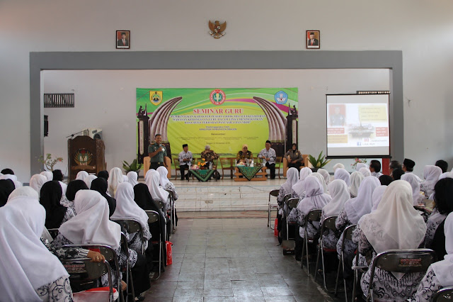 Di Depan Ratusan Peserta Didik Wasbang, Inilah Penyampaikan Dandim Sragen