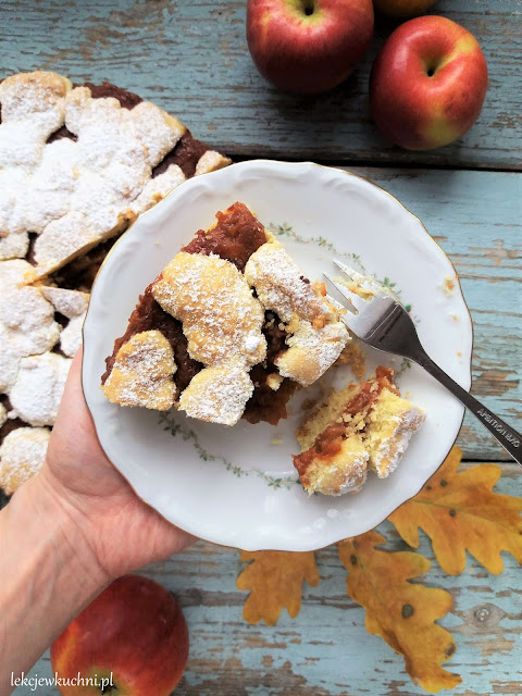 Szarlotka jaglana (bezglutenowa) / Millet Flour Apple Shortcake