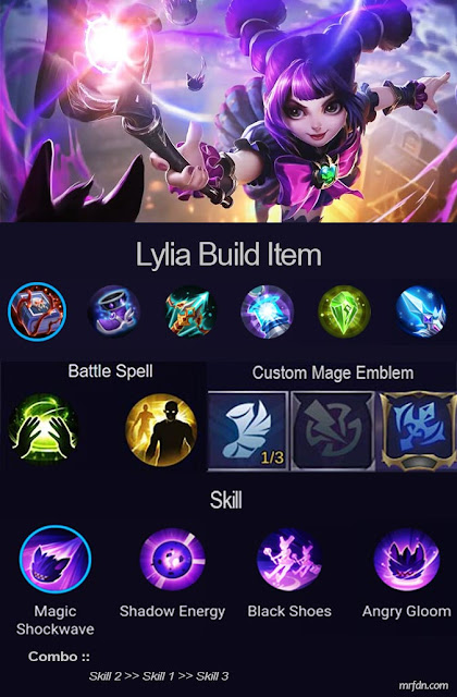 build-item-lylia-terbaik-tersakit-savage-gg-mobile-legend-pinterest