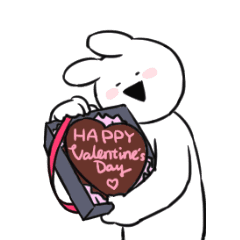 Extremely Rabbit Animated Valentine