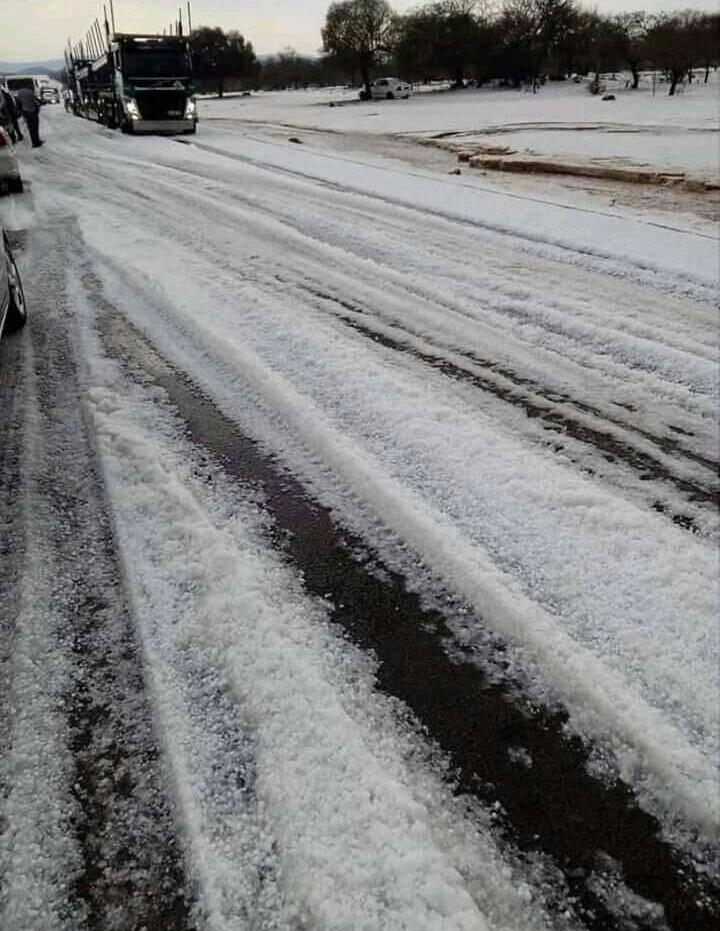 PICS SNOW IN BOTSWANA Mafaro