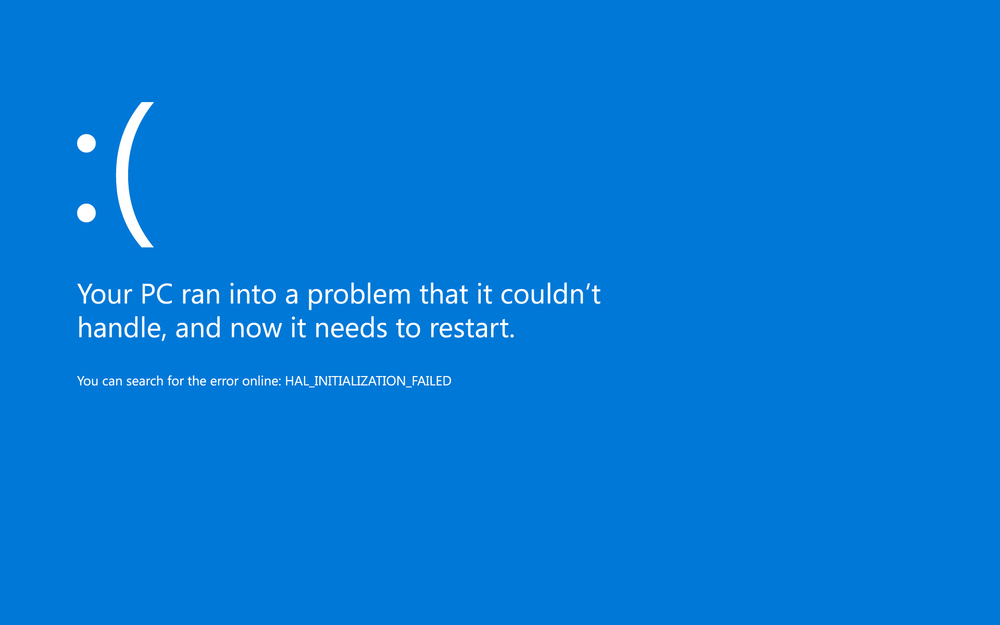 Windows Xp Blue Screen Of Death Color