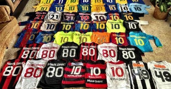 All team Jersey collection of Ronaldinho Gaucho | Picturolisis