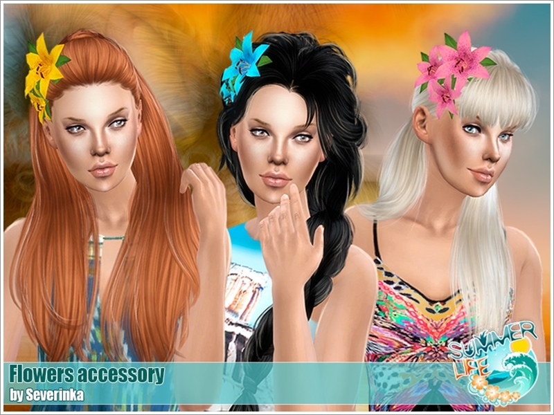 Sims 4 Ccs The Best Flowers Accessory By Severinka