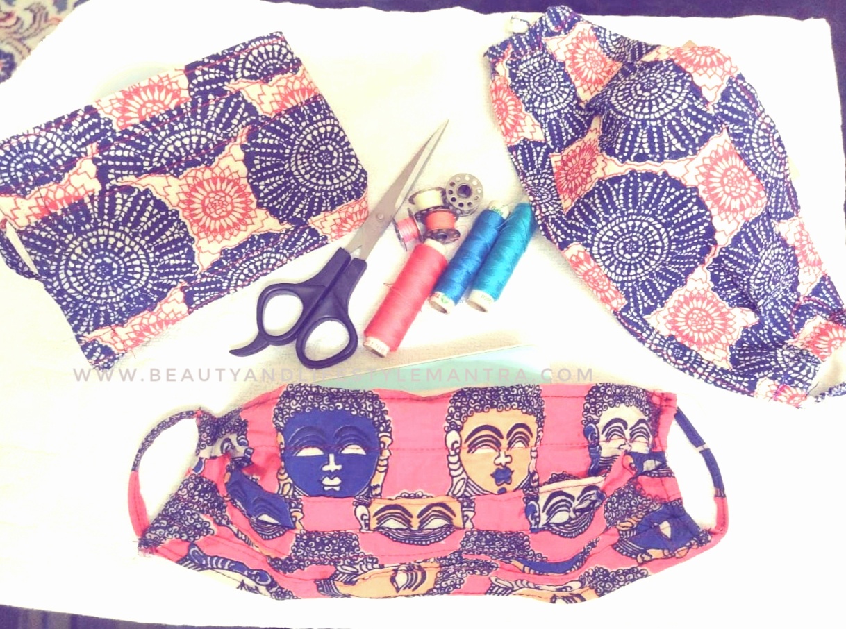 DIY How to Make a Cloth Face Mask / Make Fabric Face Mask at Home