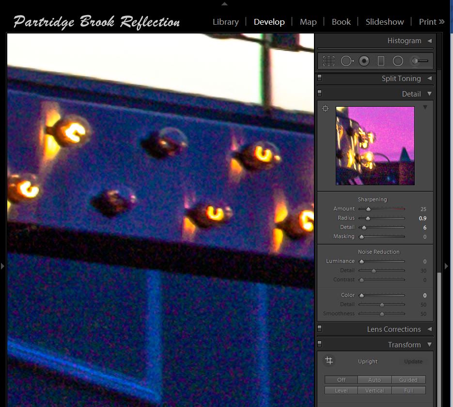 Getting it Right in the Digital Camera Noise Reduction in Lightroom CC