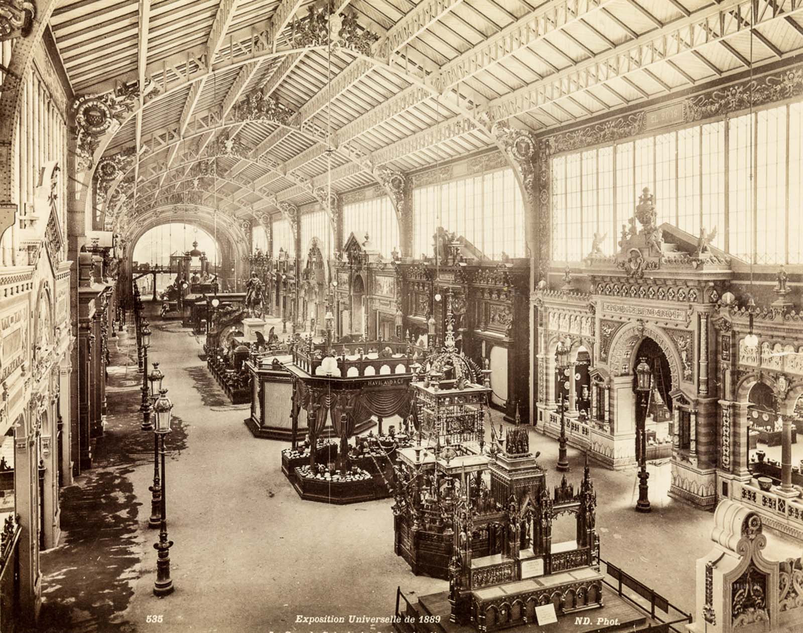 The Grand Gallery of the various industries. 