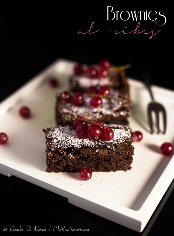 Brownies al ribes