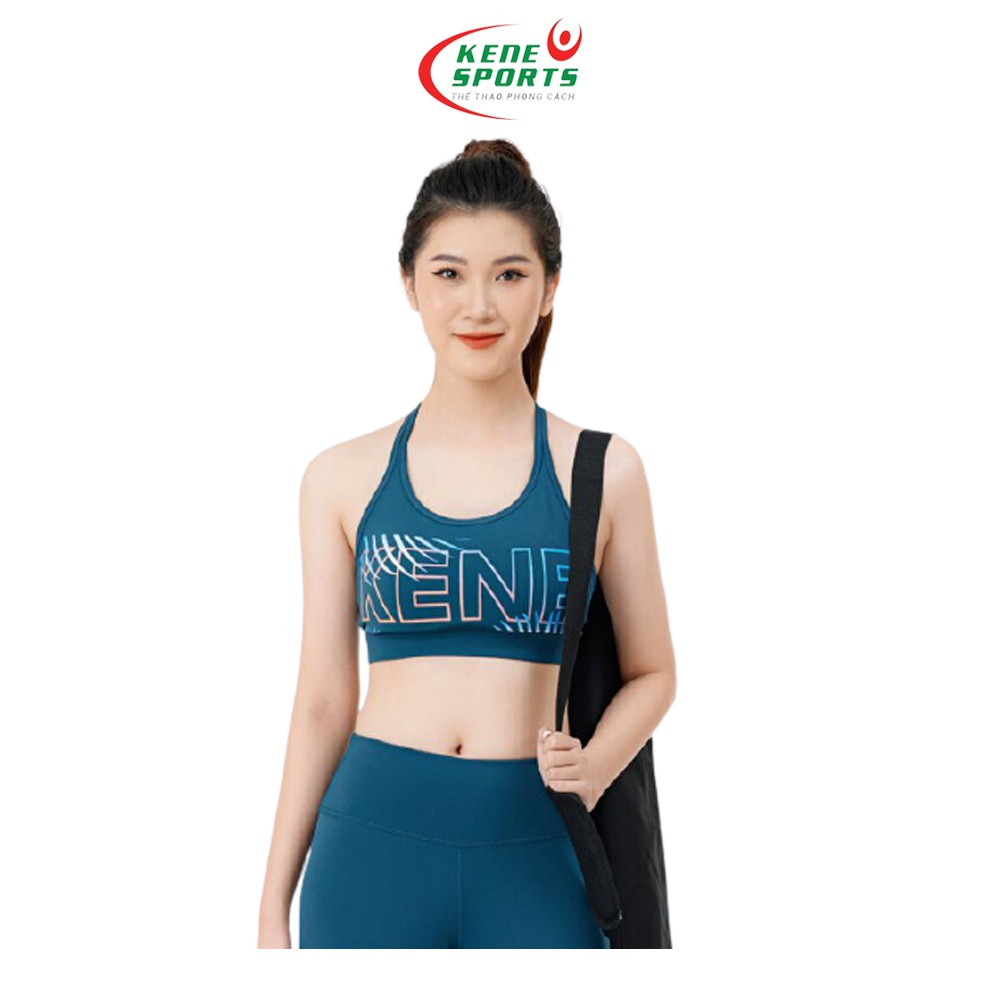 ÁO BRA A10103 TẬP GYM YOGA THIẾT KẾ CỔ TRÒN SÂU, CHẤT LIỆU SPANDEX CO GIÃN CAO CẤP THẤM HÚT KHÔ THOÁNG CHÍNH HÃNG KENE SPORTS