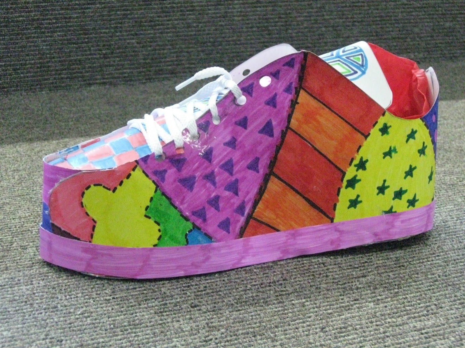 Art with Keryn Cardboard shoes