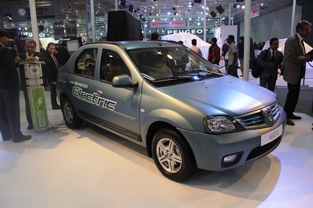 Mahindra e-Verito at Auto Expo India 2016
