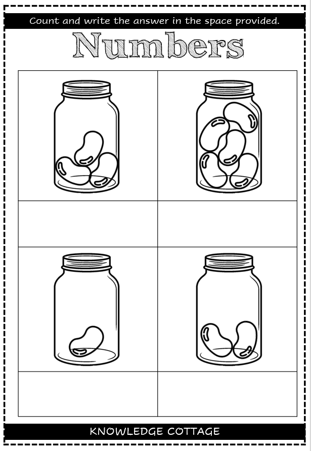 Numbers Worksheet : Free Printable