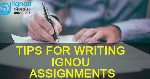 rules for writing ignou assignments