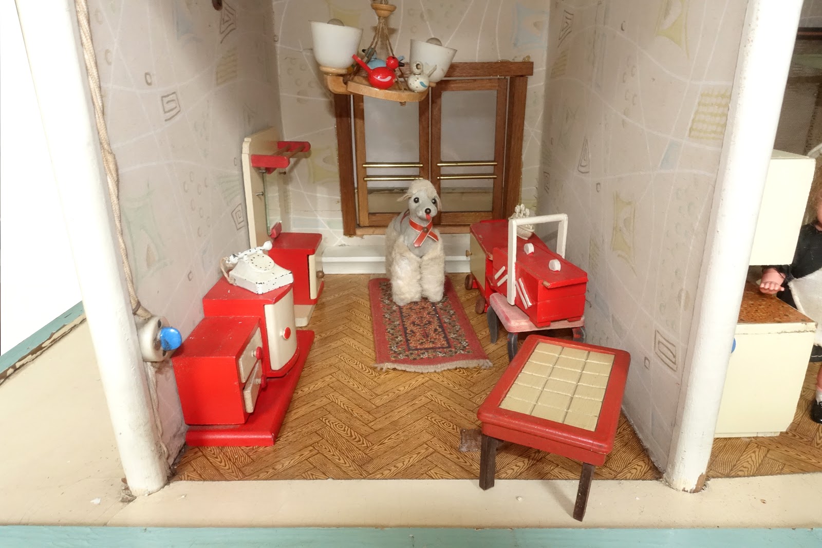 diePuppenstubensammlerin Großes Puppenhaus 1955 C. Moritz Reichel