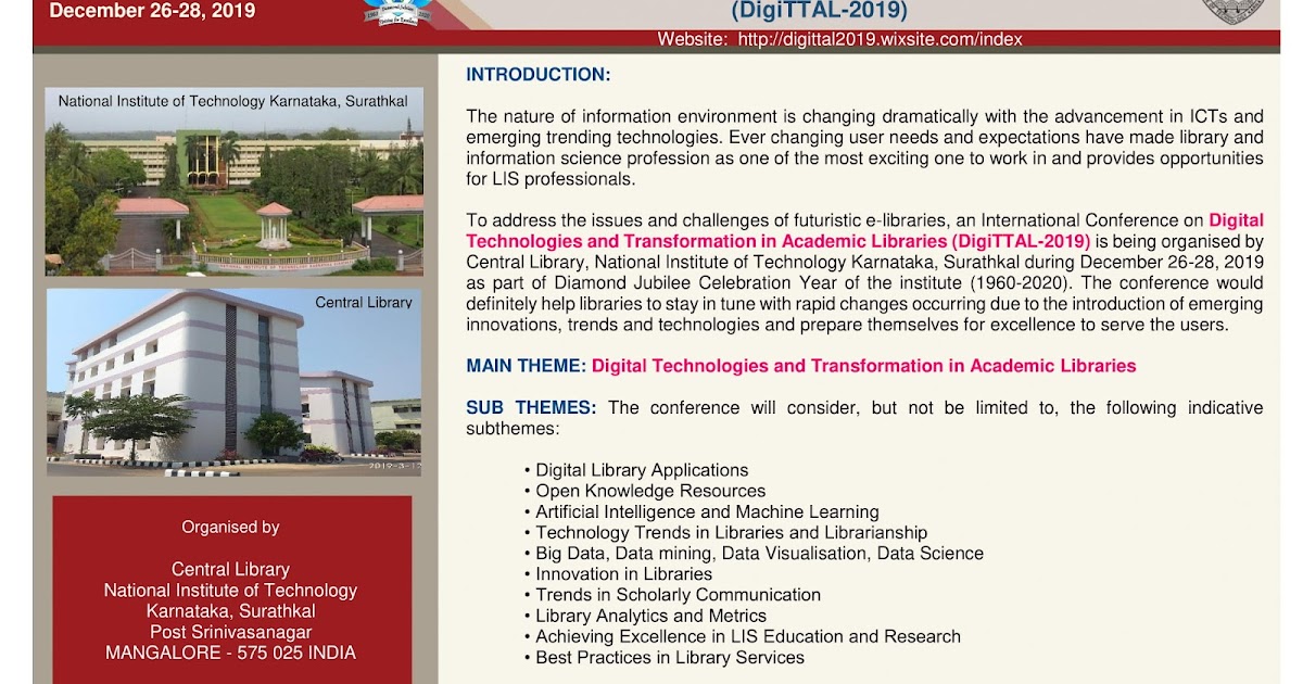 Library Science Professionals Portal International Conference on