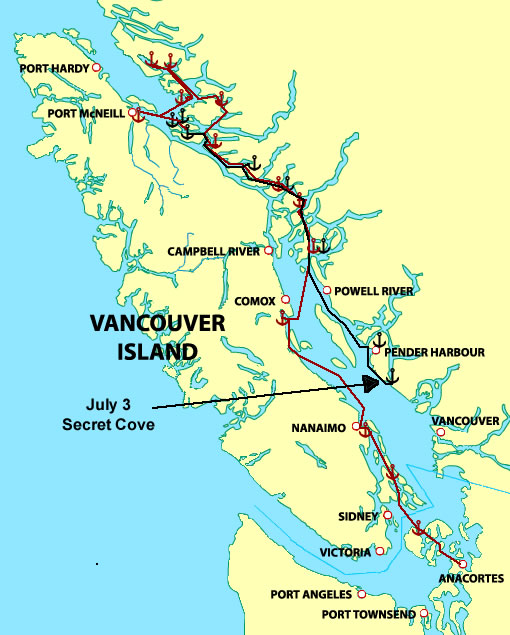 Cruising with Phoenix: Pender Harbour to Secret Cove