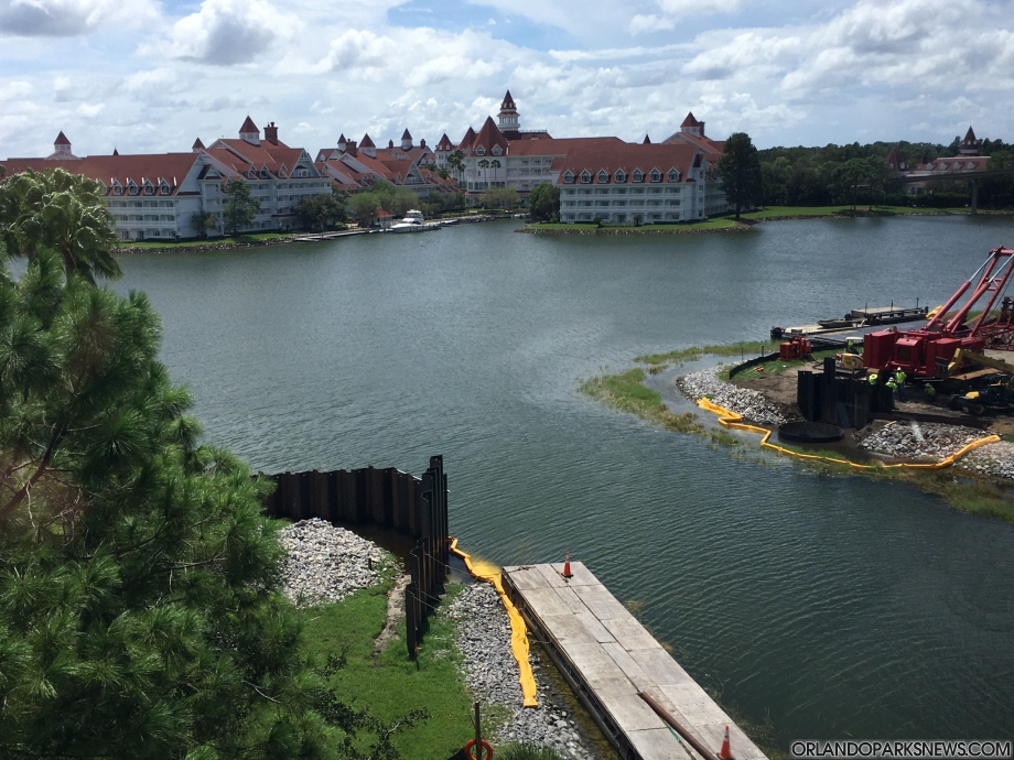 PHOTOS New Grand Floridian Resort Walkway Continues to Take Shape Near