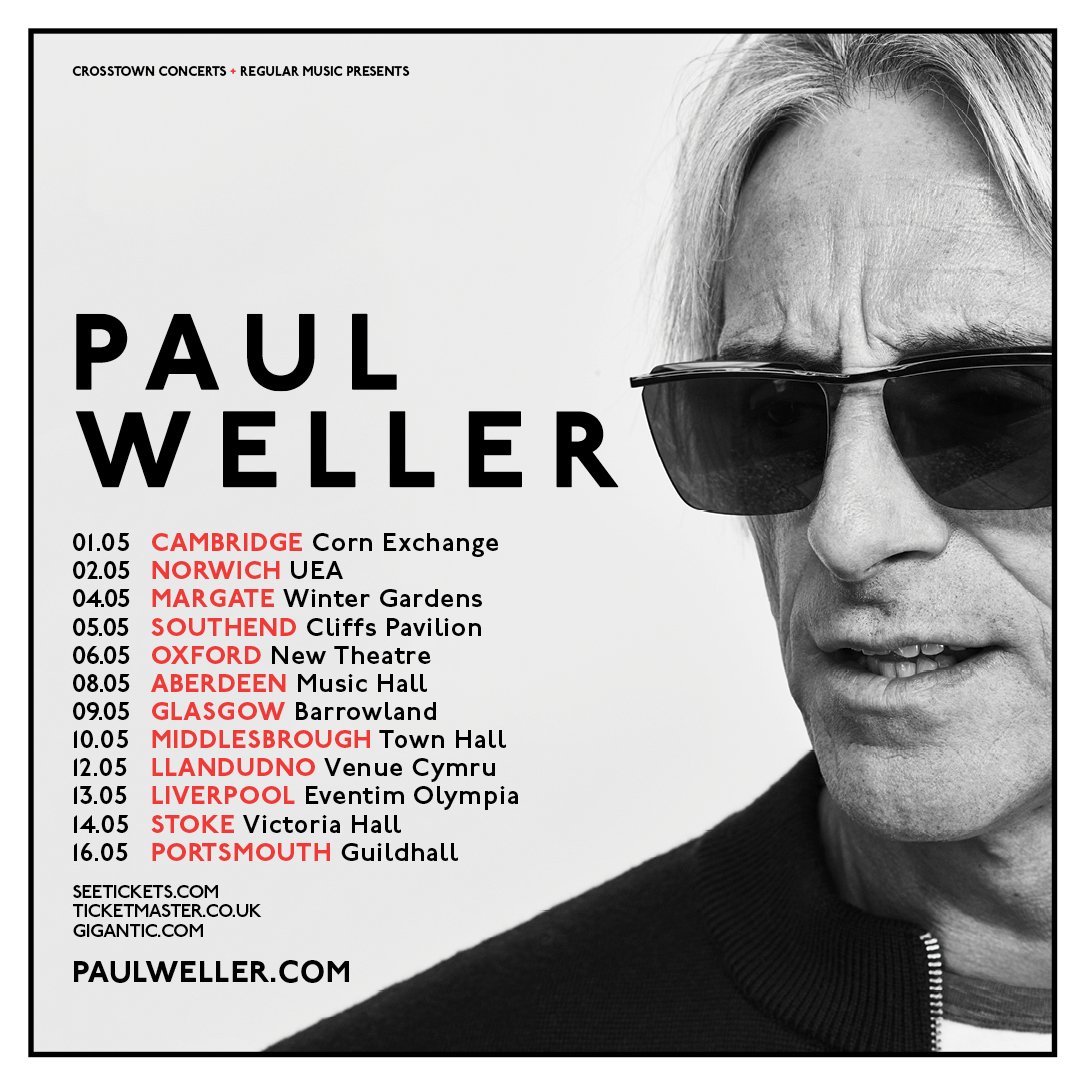 paul weller tour songs