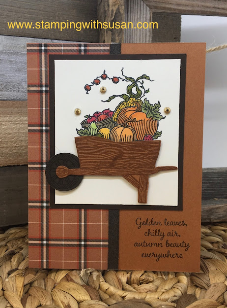 Stampin' Up!, Autumn Goodness, www.stampingwithsusan.com, Plaid Tidings DSP,