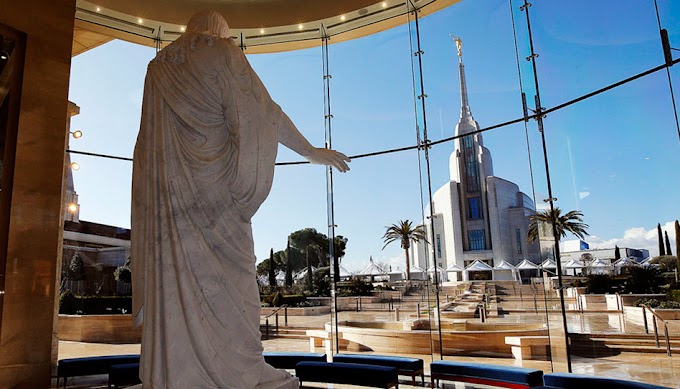 Italianos reconhecem 'Michelangelo' em templo mórmon em Roma