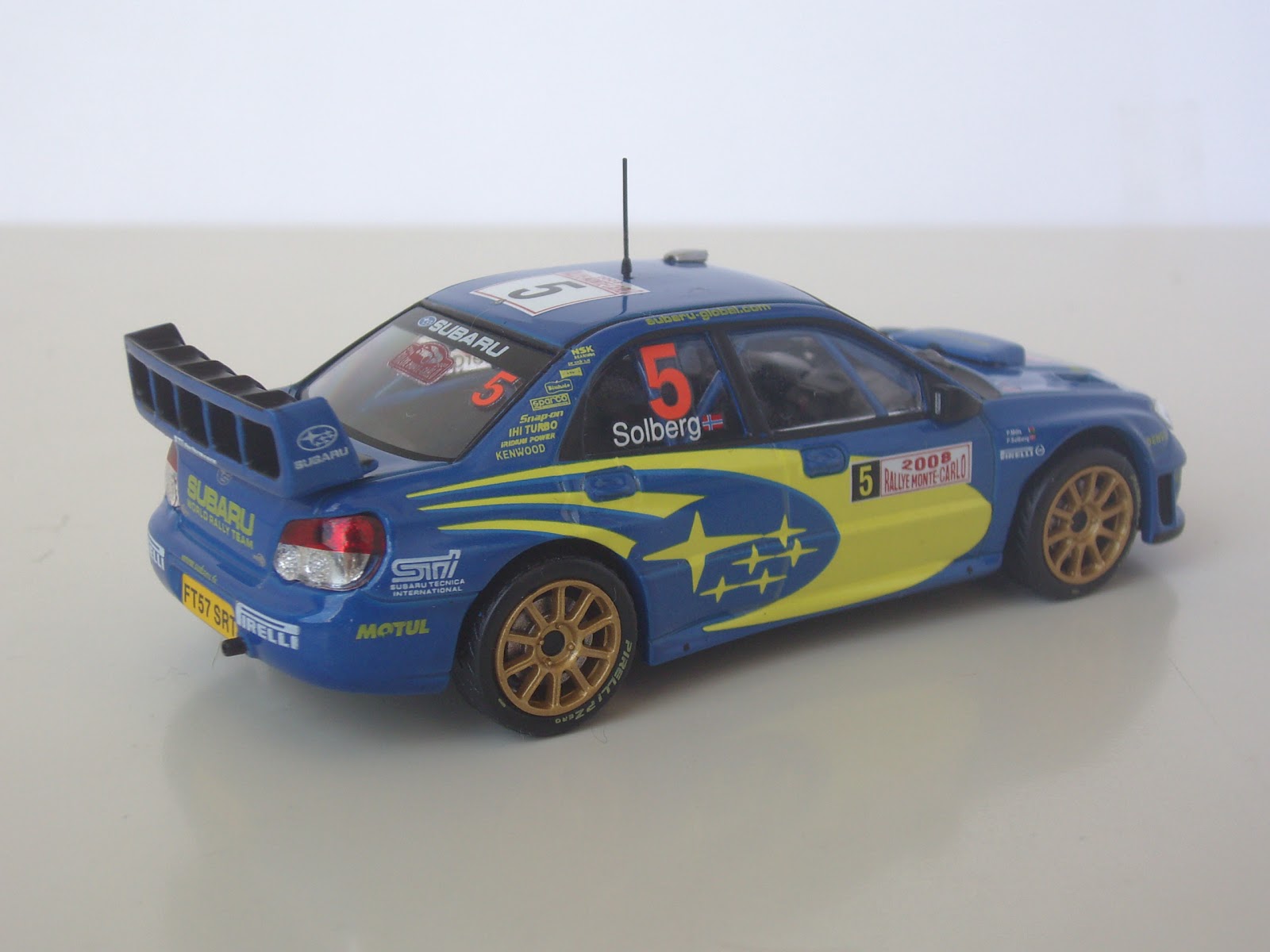 Máquinas à Escala Subaru Impreza WRC 07, Rally (2008) 1