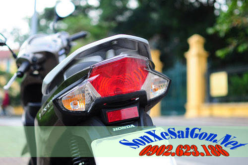 Sơn xe Honda Vision 2014 màu xám zin cực đẹp