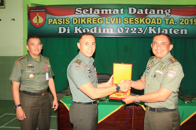 Dandim Klaten Terima KKLDN Pasis Dikreg LVII Seskoad TA 2019 Dandim Klaten Terima KKLDN Pasis Dikreg LVII Seskoad TA 2019