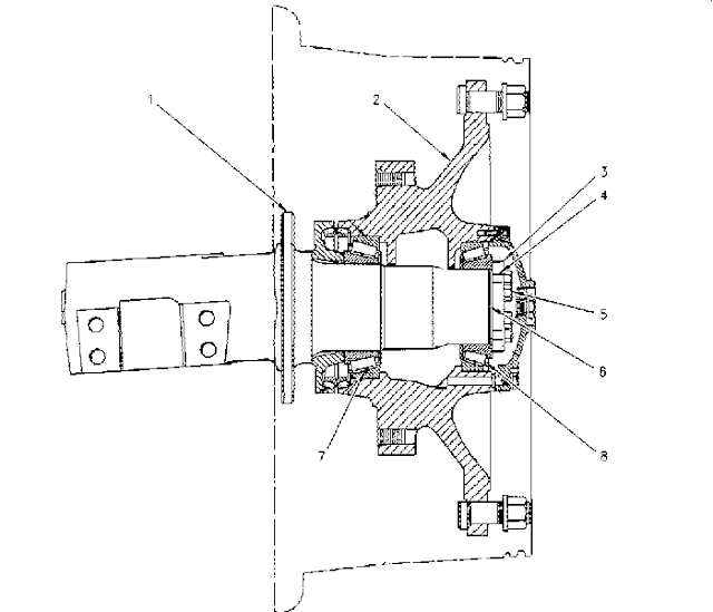769D Off-Highway Truck: Front Wheel Bearing - Adjust & Front Wheel - Align