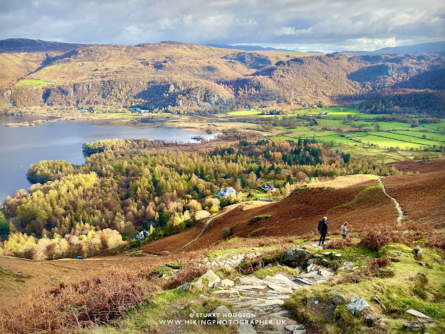 Catbells walk view cat bells keswick Lake District best route map how high summit