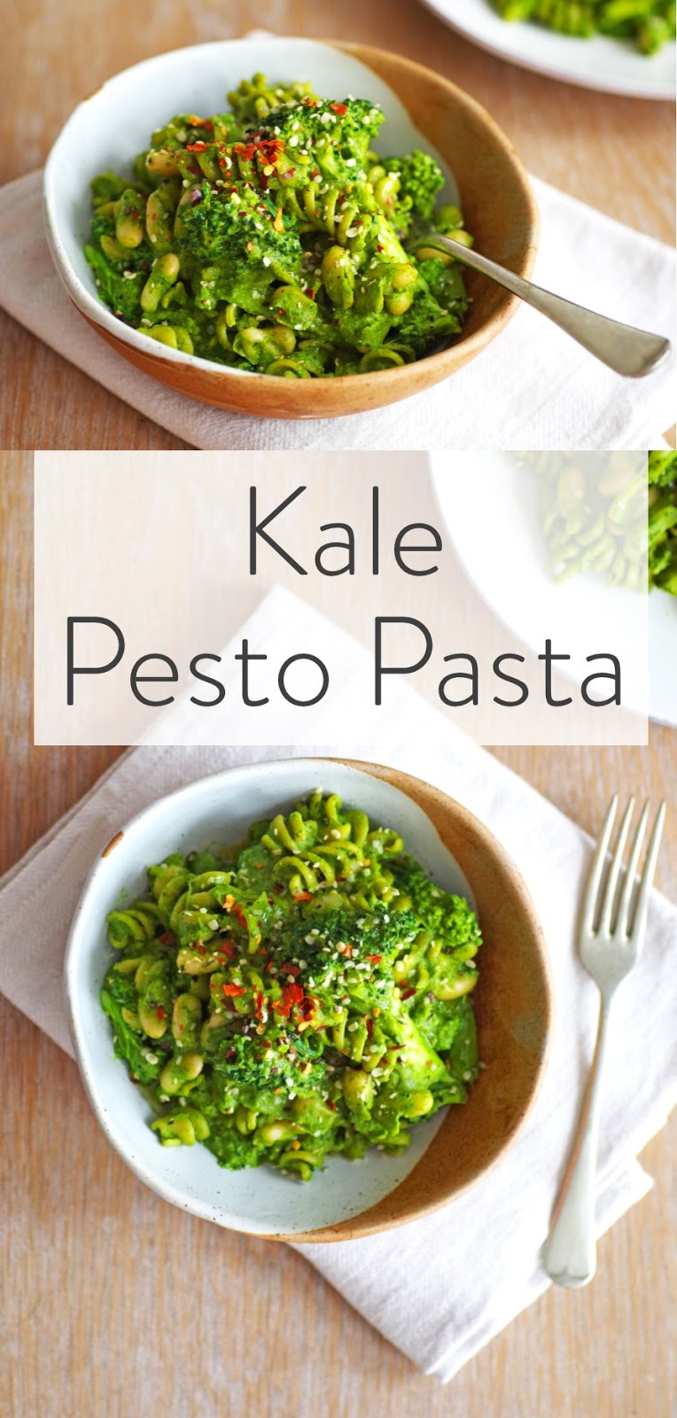 Kale Pesto Pasta Euphoric Vegan