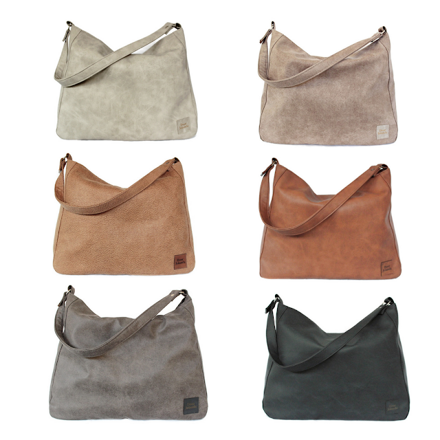 Hobo tas beige, grote hobo tas met rits, zandkleurige tas, vegan hobotas, 