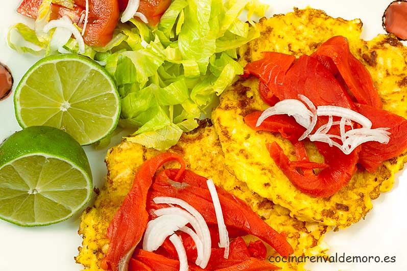 Terminadas en el plato listas para comer