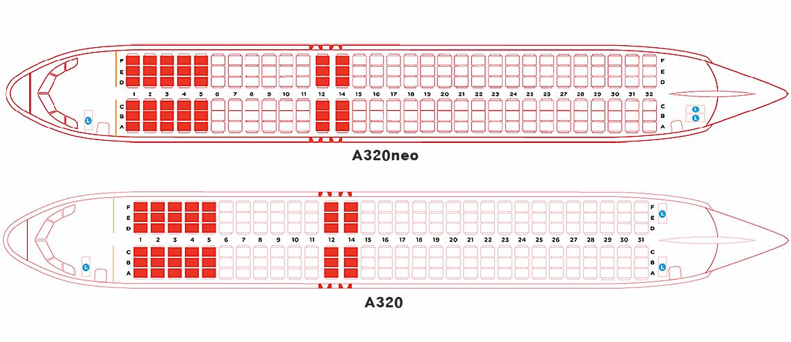 Air arabia схема салона
