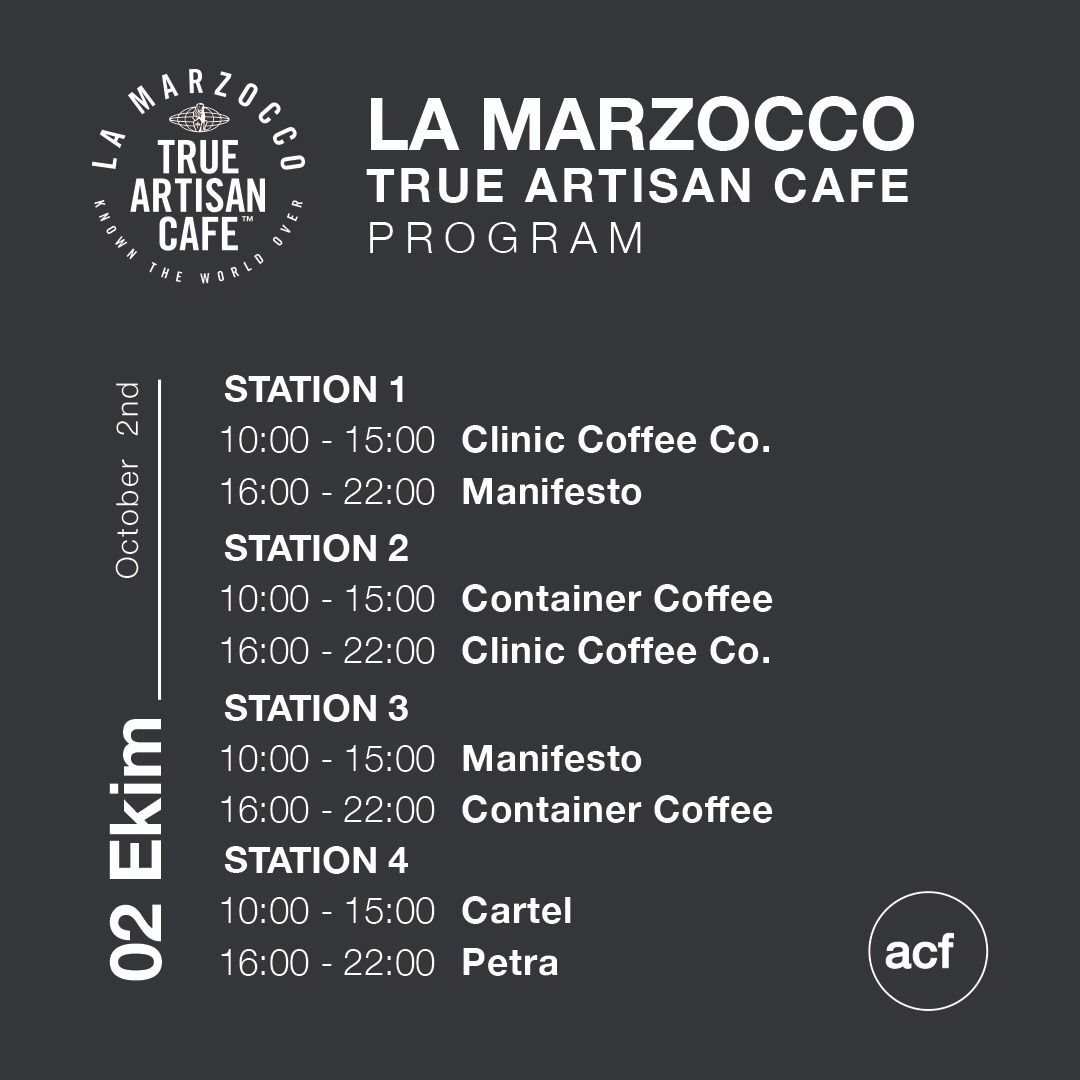 Ankara Coffee Festival'da La Marzocco True Artisan Cafe