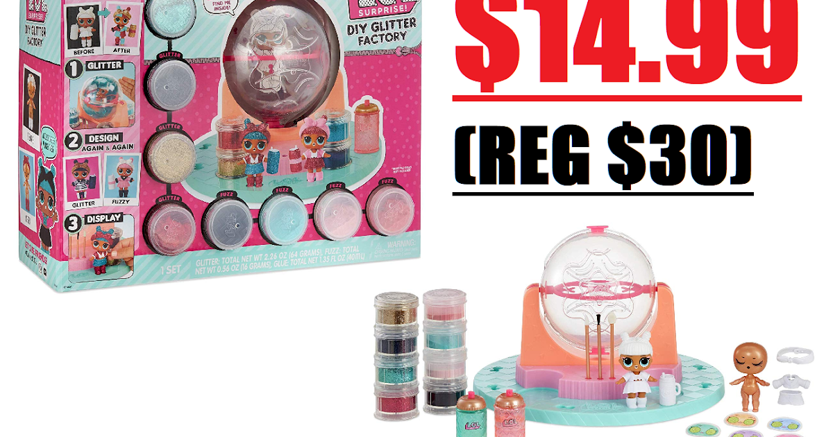 lol surprise diy glitter factory amazon