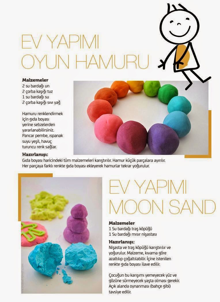 Pinspiration Ev Yapımı Oyun Hamuru Handmade moon sand