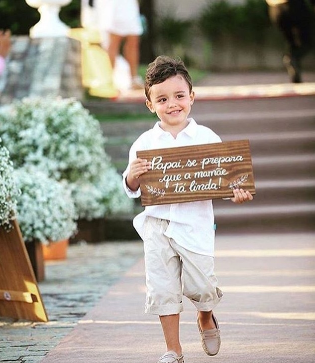 Filhos na cerimônia de casamento 1