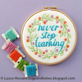 Bugs and Fishes by Lupin: Bargain Imperfect 3 inch Embroidery Hoops