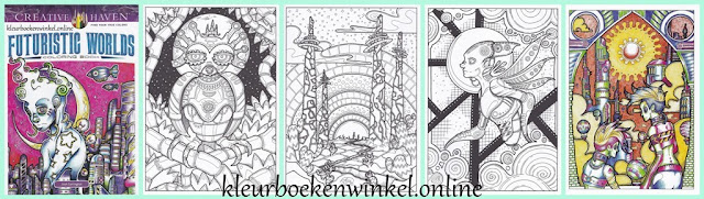CH 192 kleurboek futoristic worlds CH 192 kleurboek futoristic worlds