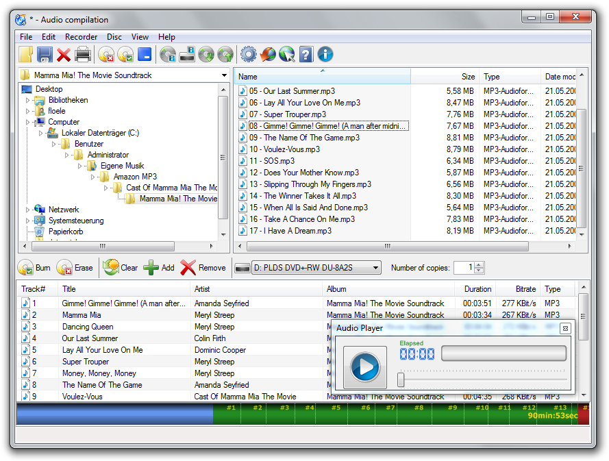 CDBurnerXP eazy CD/DVD write software Aluth