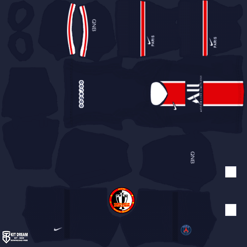 Kits Paris Saint-Germain 2021 - Dream League Soccer 2021
