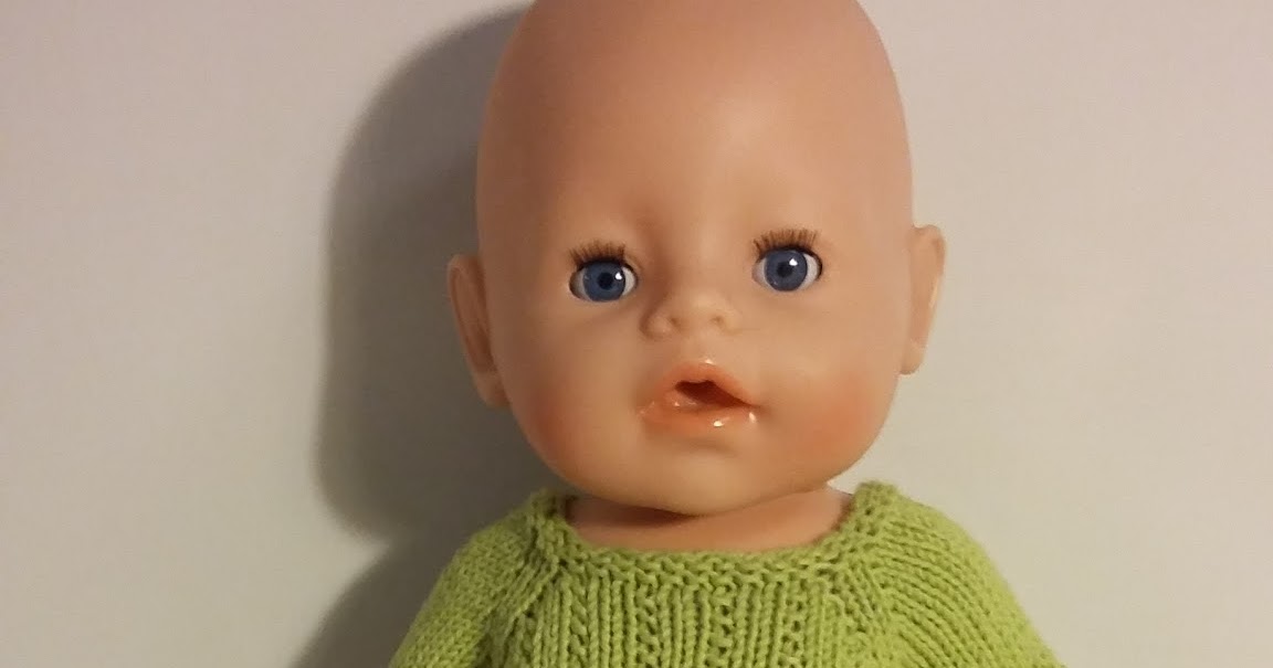 Dryas Octopetala: Striped sweater to doll babyborn