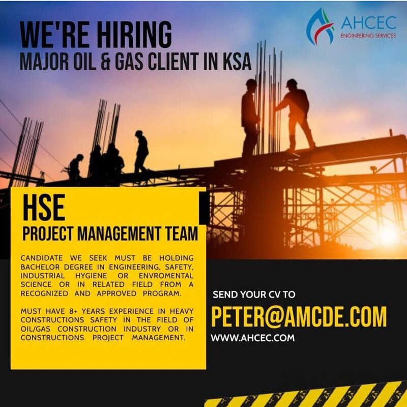 HSE Insider ( 05 ) HSE SAFETY JOBS NOVEMBER 2021